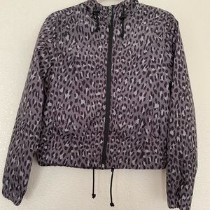 So Leopard print rain jacket, Size: Small